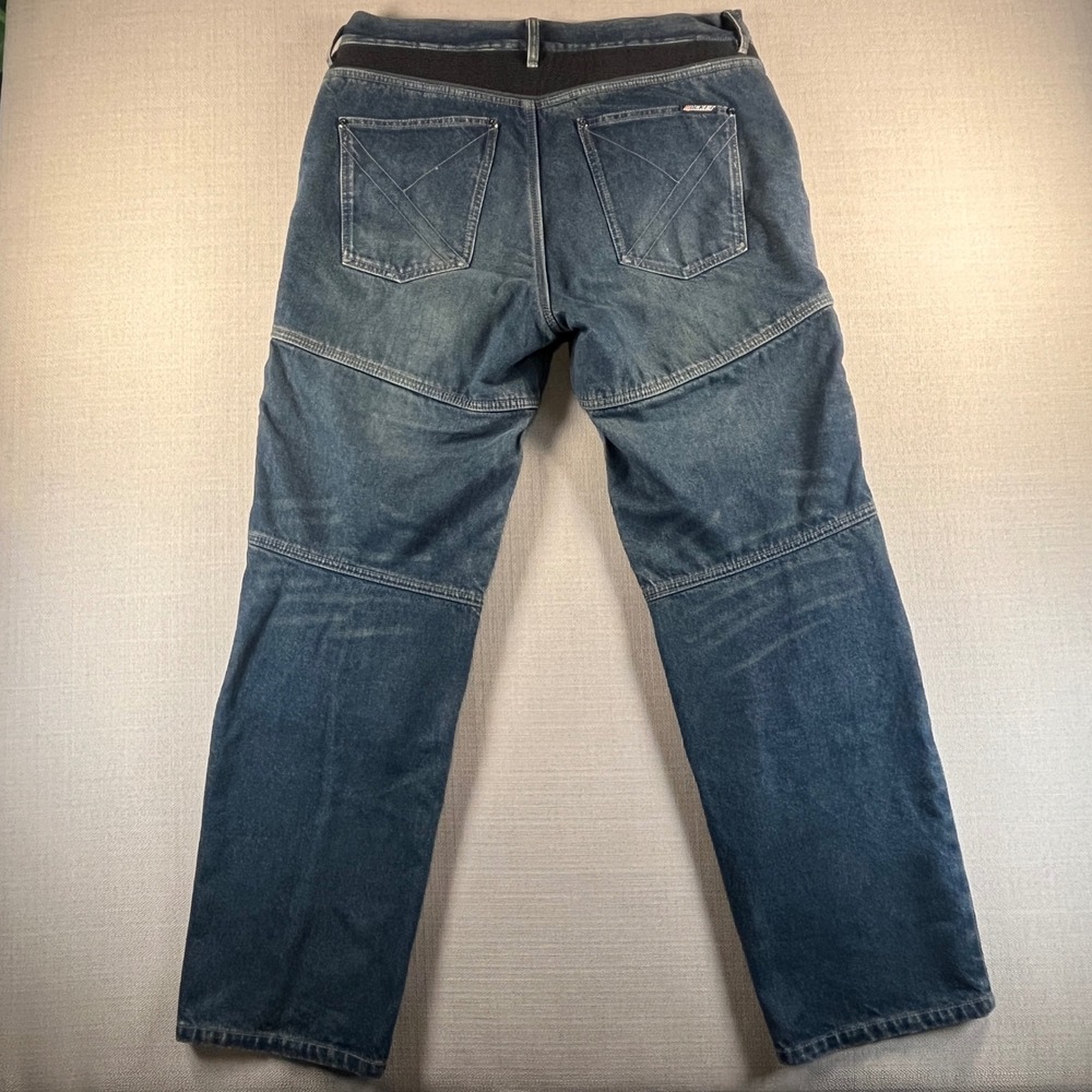 Joe Rocket Mens Blue Aramid Reinforced Motorcycle Riding Jeans Size 36x30 - Picture 2 of 11
